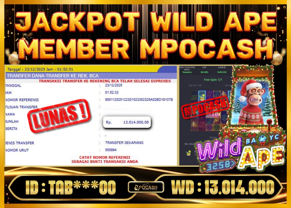 MPOCASH JACKPOT WILD APE
